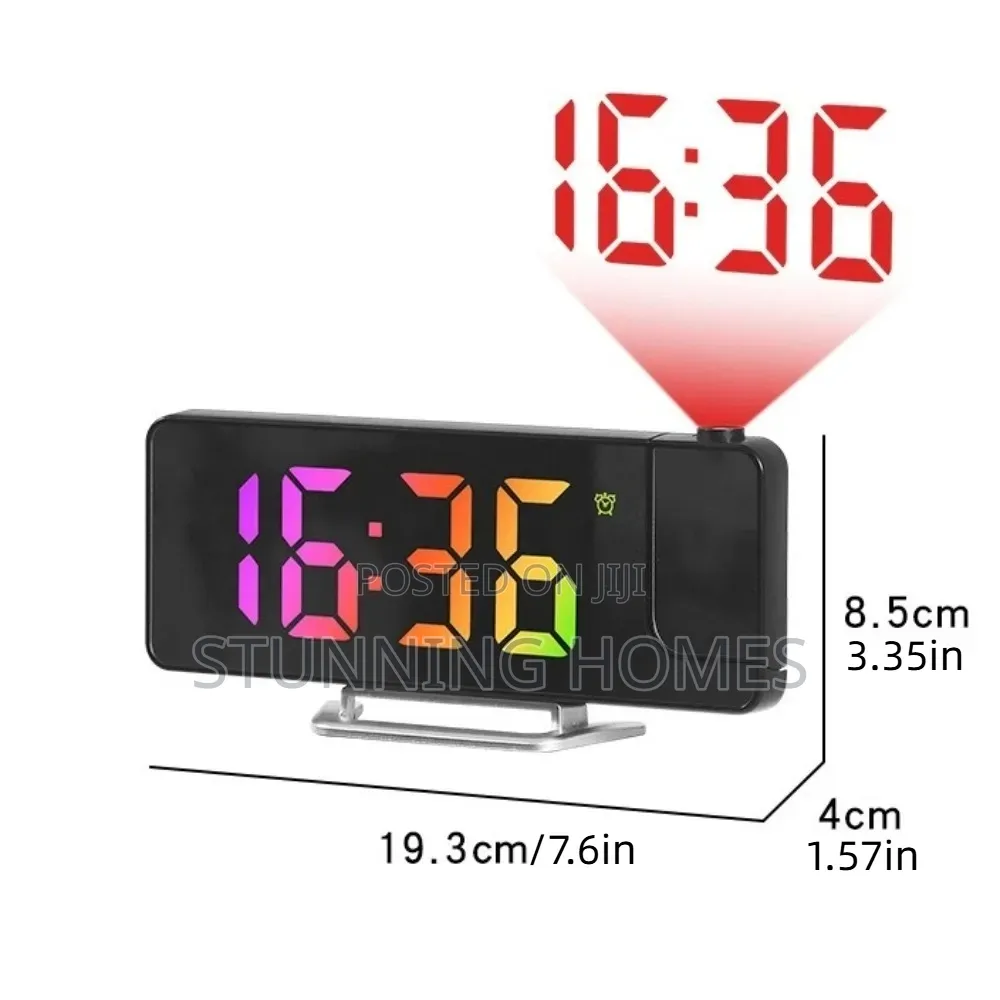 Led Date/Temp Display Alarm Clock