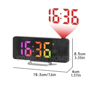 Led Date/Temp Display Alarm Clock