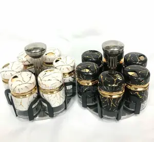 Marble Rotating Jar