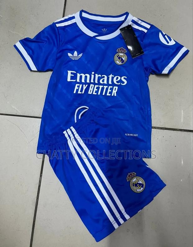 2 in 1 Unisex Kids Jerseys Real Madrid - thumbnail 2