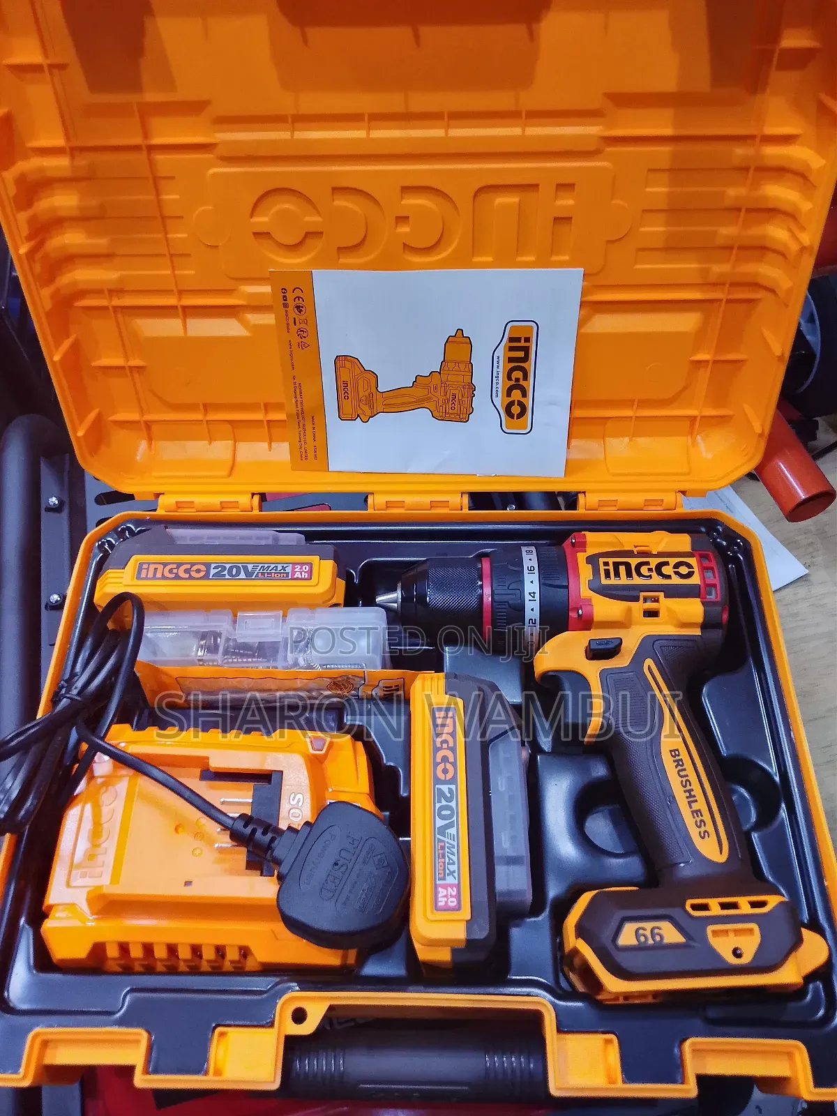 Ingco Cordless Brushless Drill/Cordless Brushless Drill