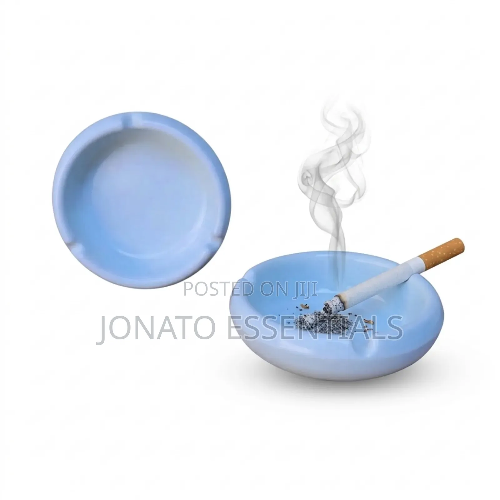 Melamine Round Ash Tray - Unbreakable Cigarette Ashtray