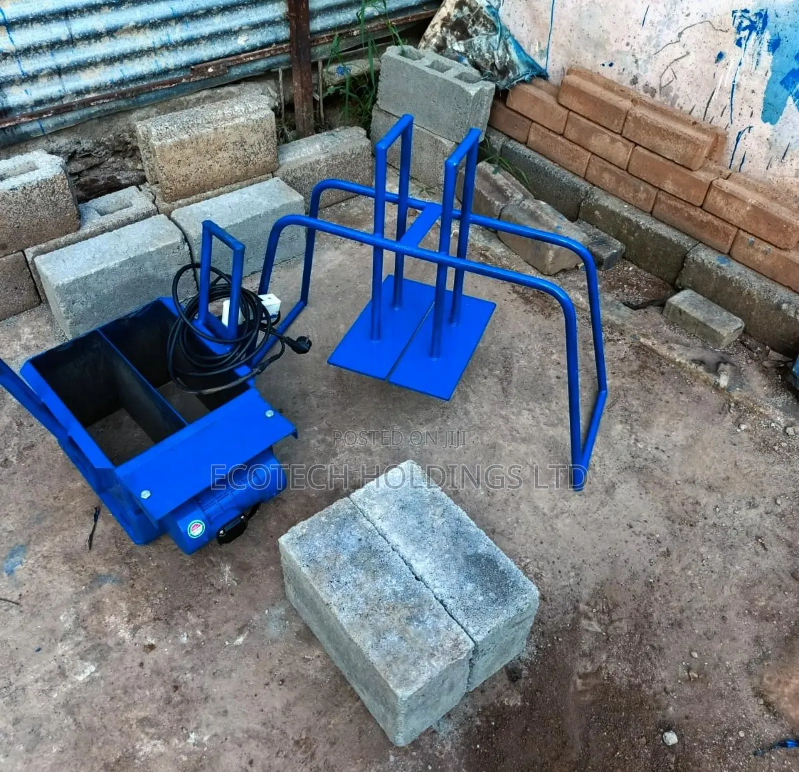 2 in 1 Solid Eclectic Interlocking Block Machine