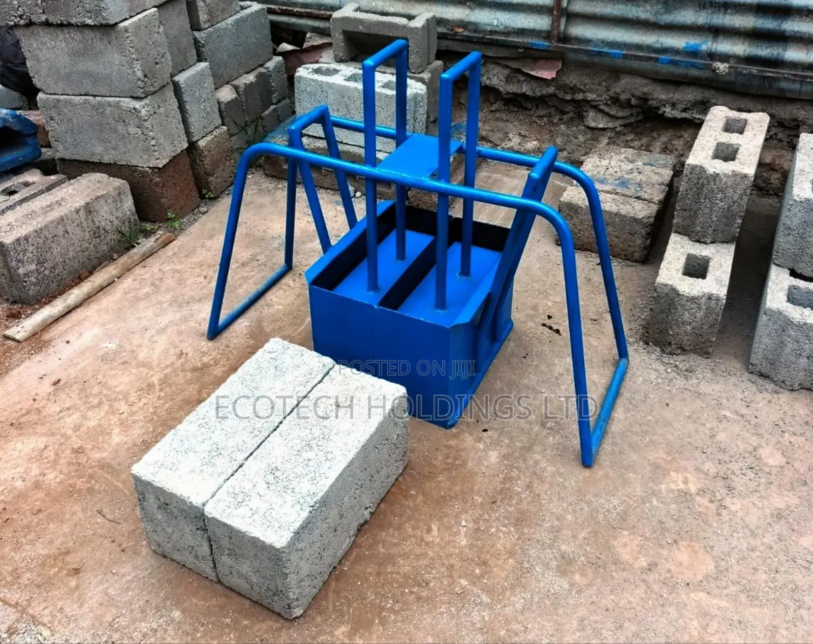 2 in 1solid Manual Block Interlocking Machine