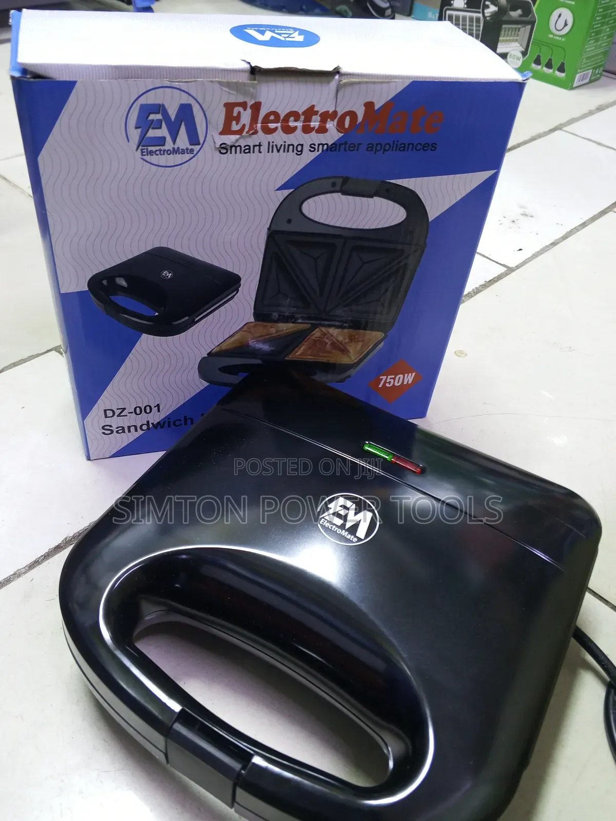 750w Electromate Sandwich Maker