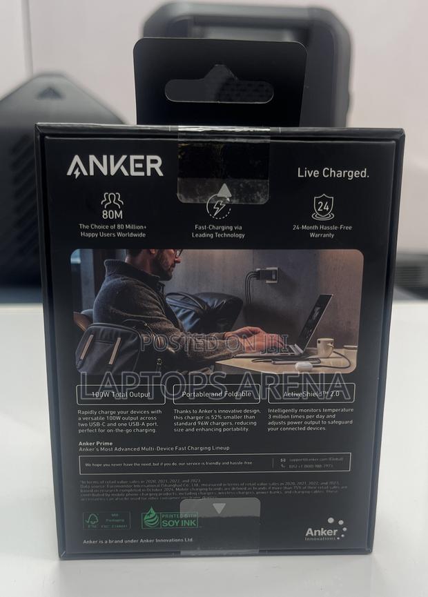 Anker 737 Ganprime 120w Multi-Device Charging Adapter - thumbnail 2