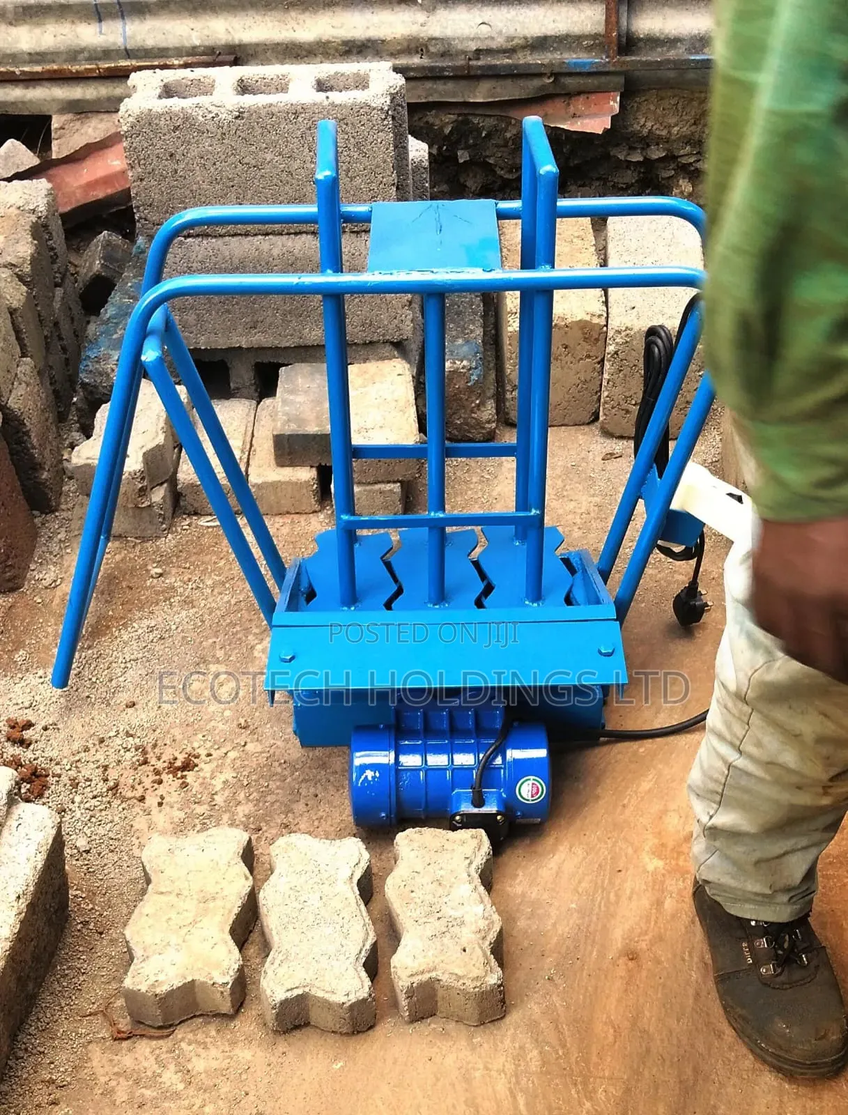 3 in 1 Solid Cabro Electric Block Machine