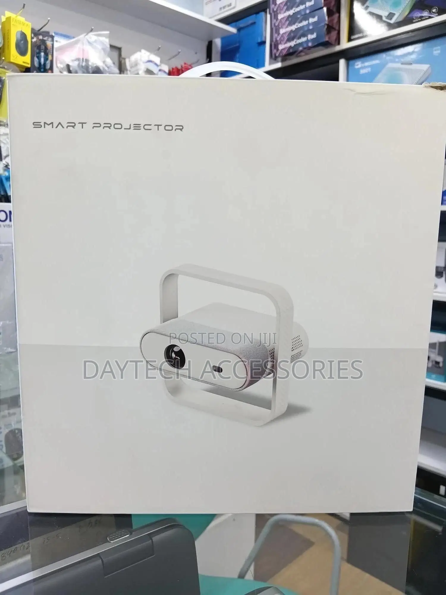 This Is a Nsl03 Smart Portable Projector - White
