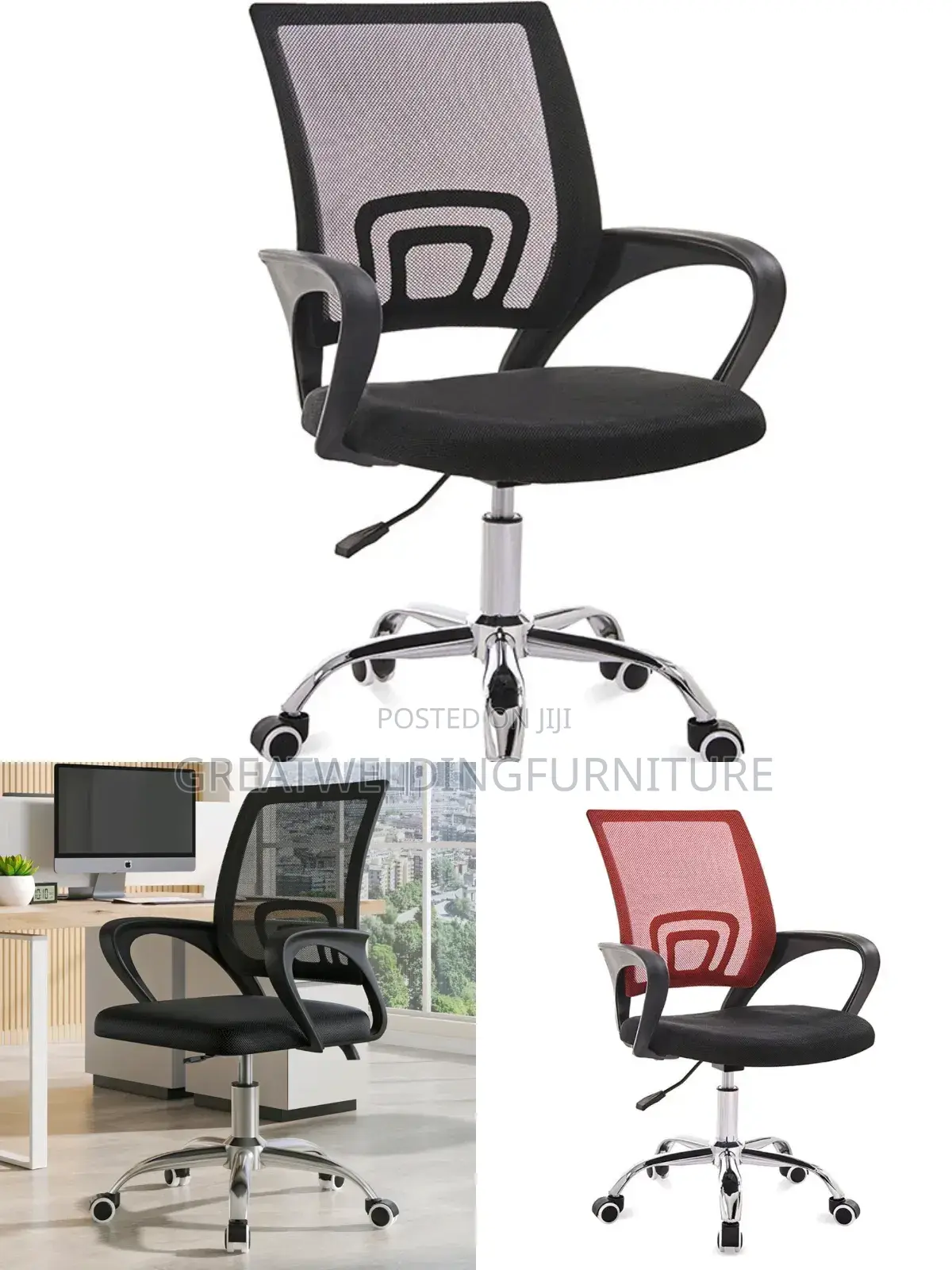 Office Chair Swivel Mesh