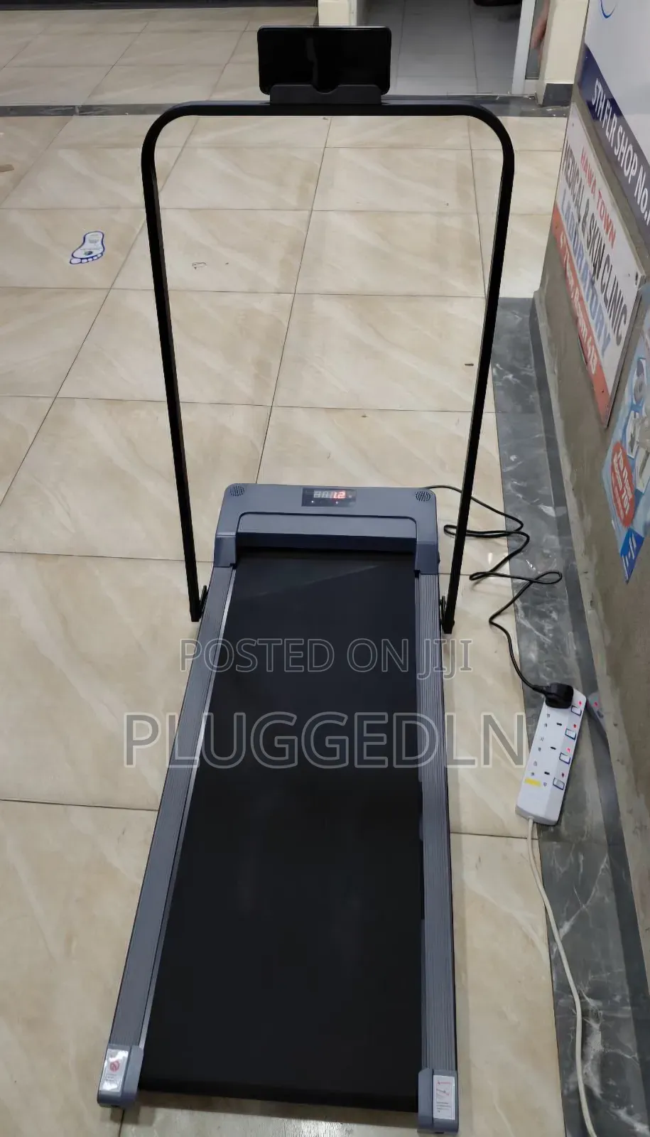 Foldable Remote Controlled Slim Pad Treadmill