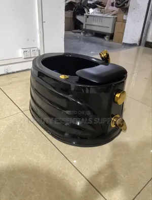 Jakuzi Black Silver/ Footbath / Fibre Washing Basin