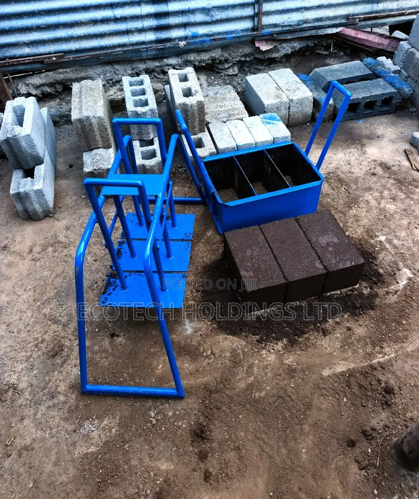 4 in 1 Manual Solid Block Machine