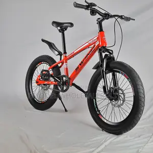 Red Swing Wide Tire Bike for Kids