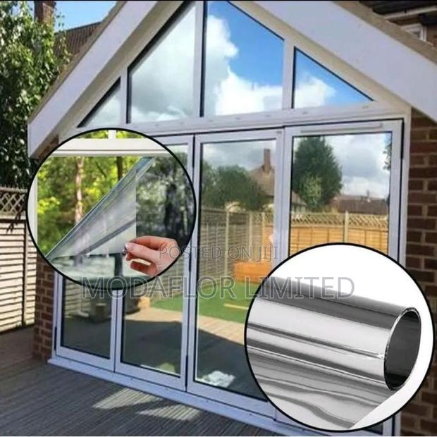 Reflective Window Film For Indoor Cooling And Modern Glass Design