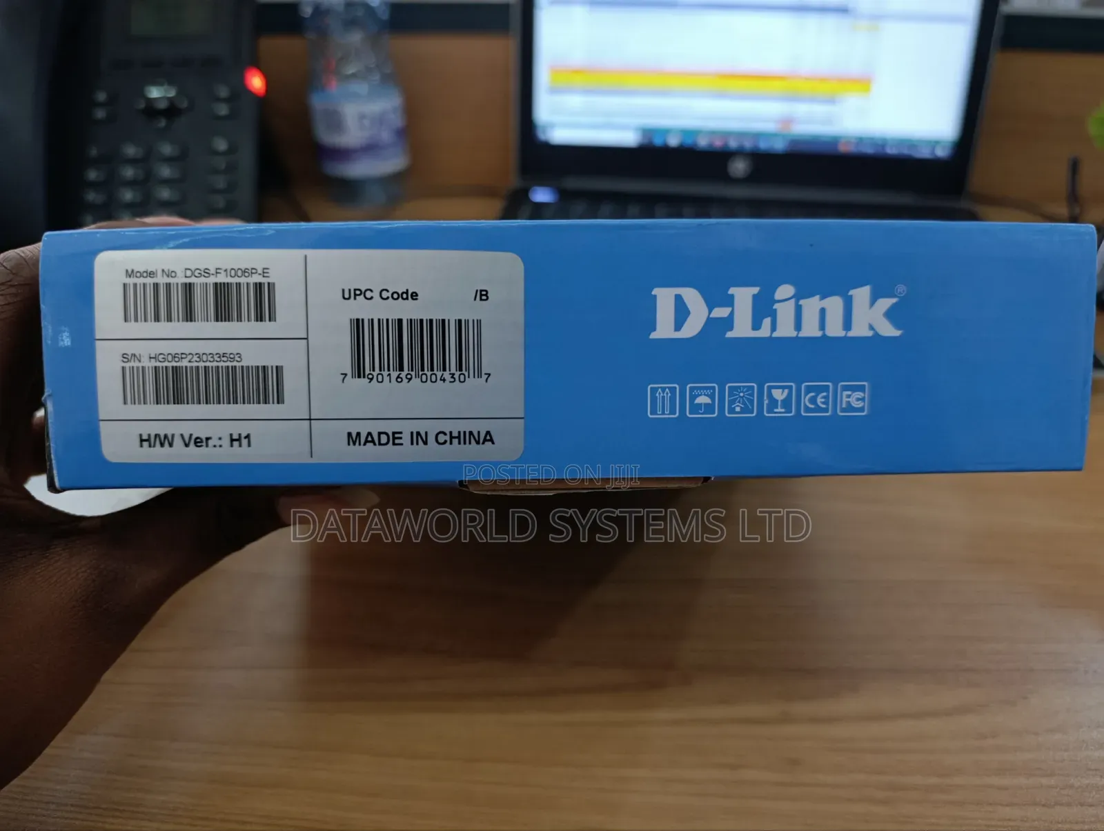 D-Link 6-Port Gigabit Long Range Poe+ Surveillance Switch