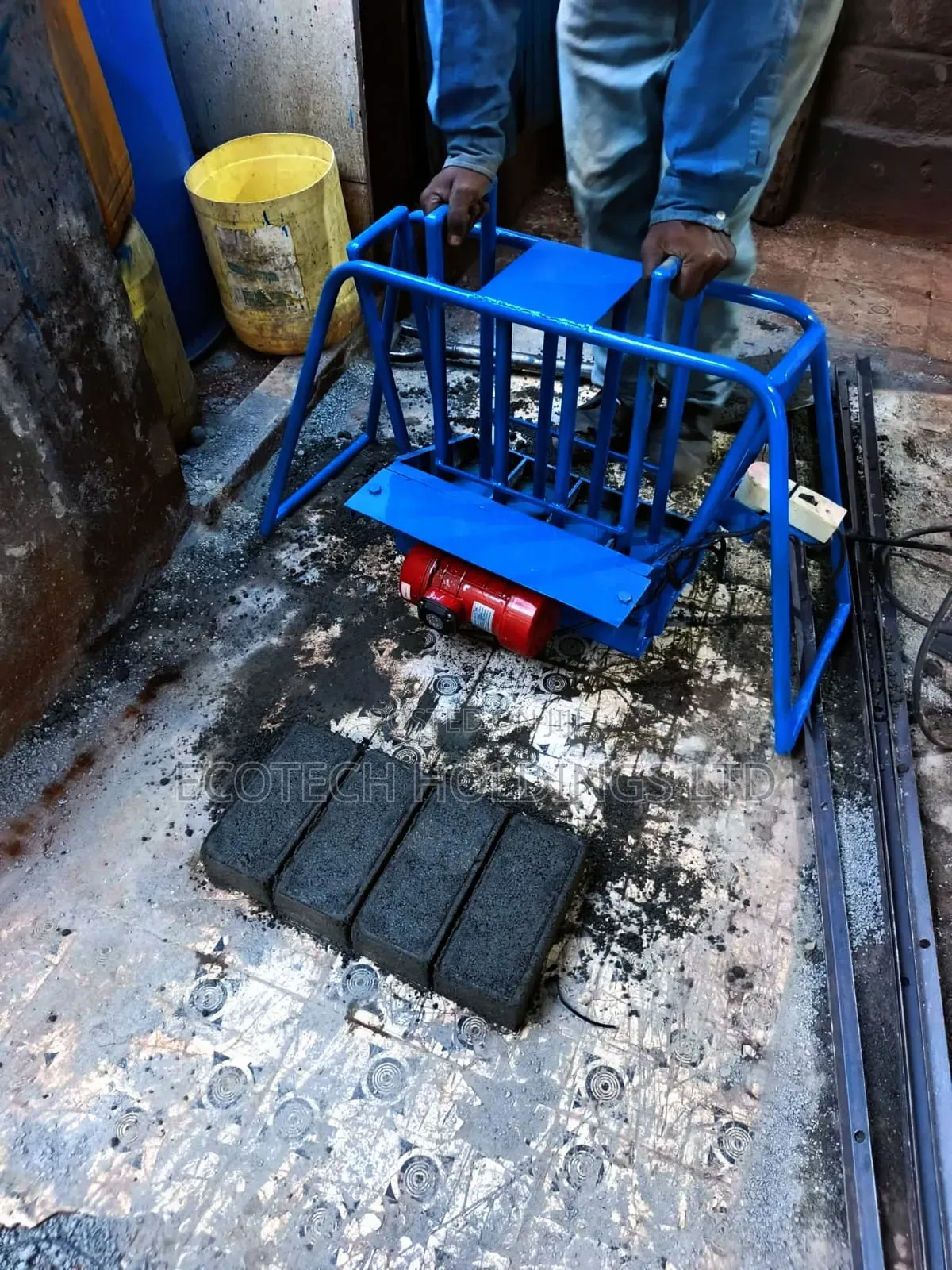 4 in 1 Solid Cabro Block Electric Mwchine