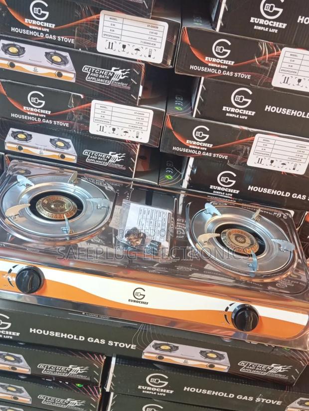 1. Eurochef 2 Burner Stainless Steel Cooker – Compact Reliable