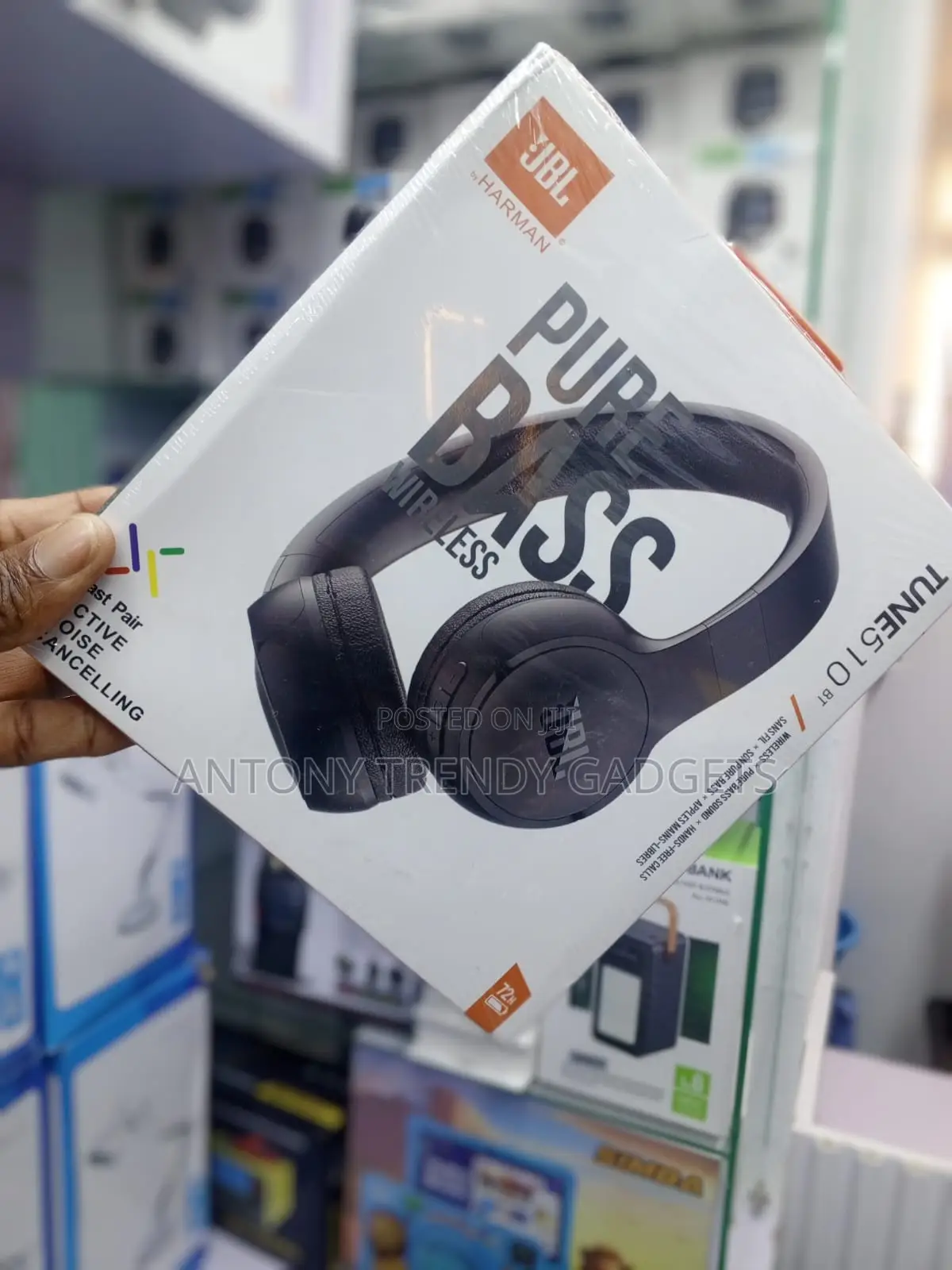 JBL 510 Over-Ear Headset Clear Bass Comfortable Fit