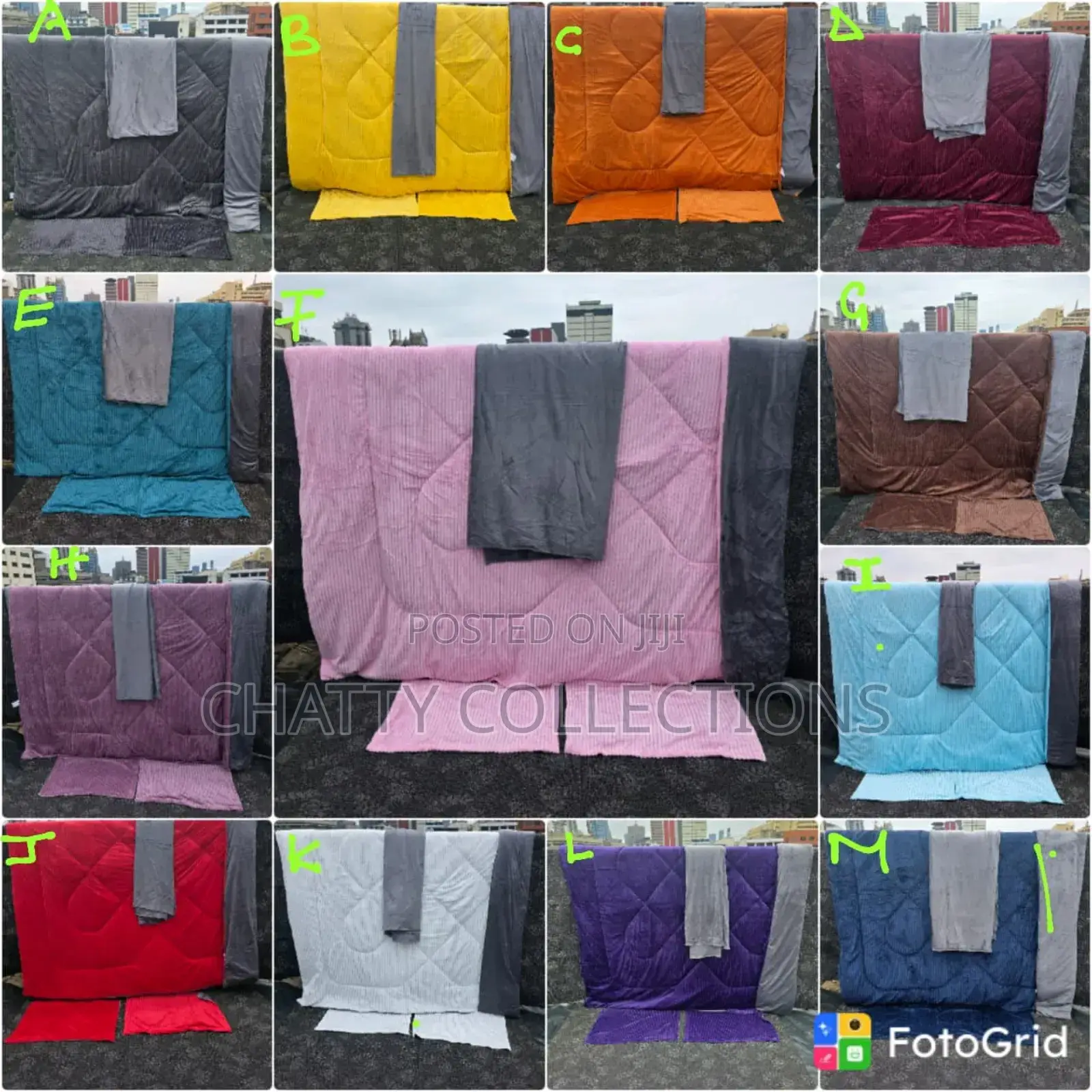 6 by 7 Velvet Duvet Sets With Bedsheet and Pillow Cases