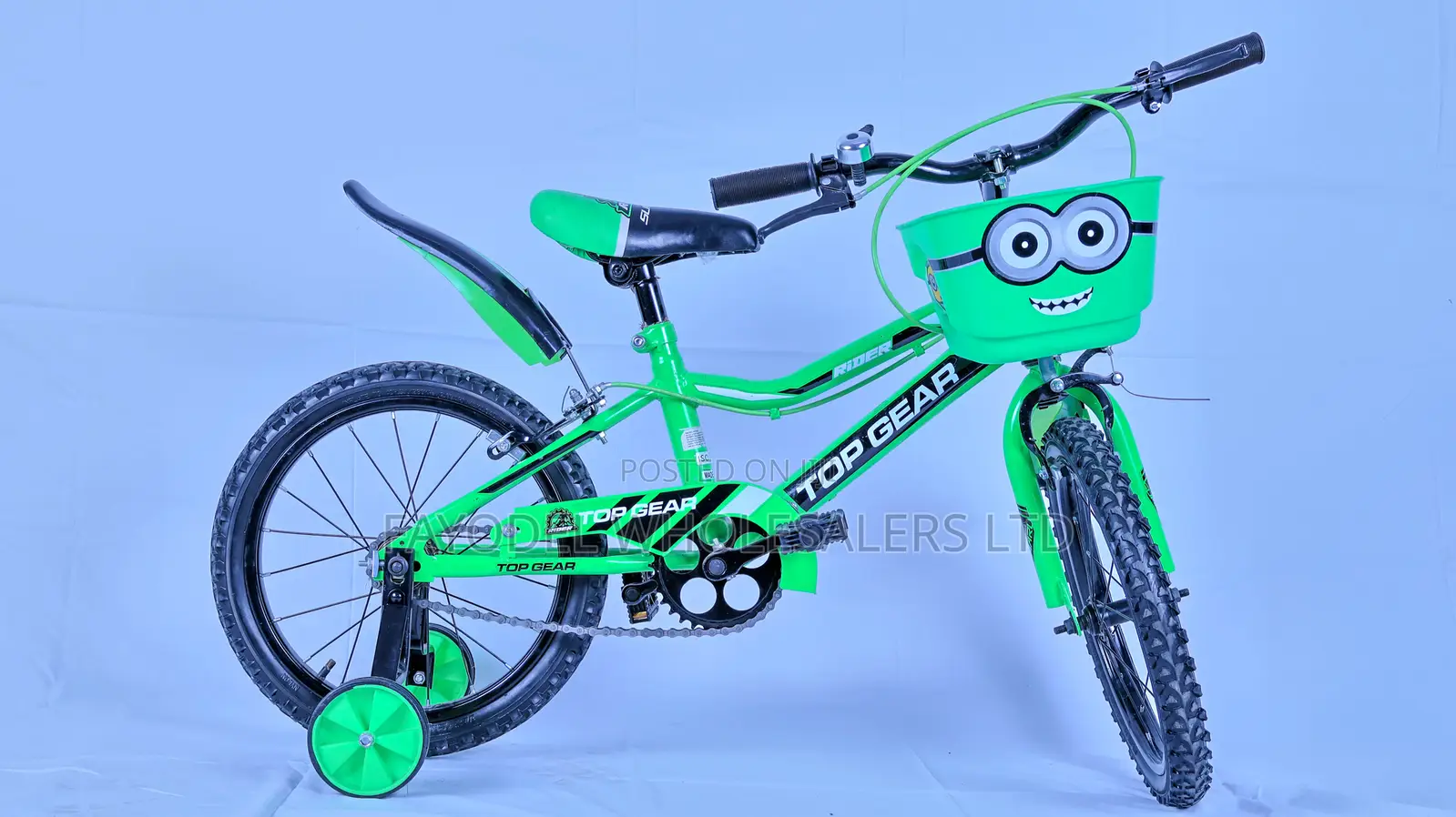 Topgear Kids Bike Size 16 Color Green