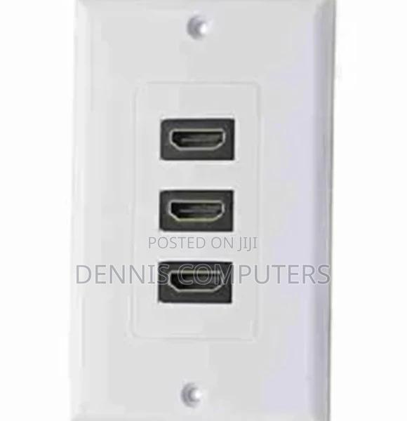 3 Port Multi-function Faceplate Only