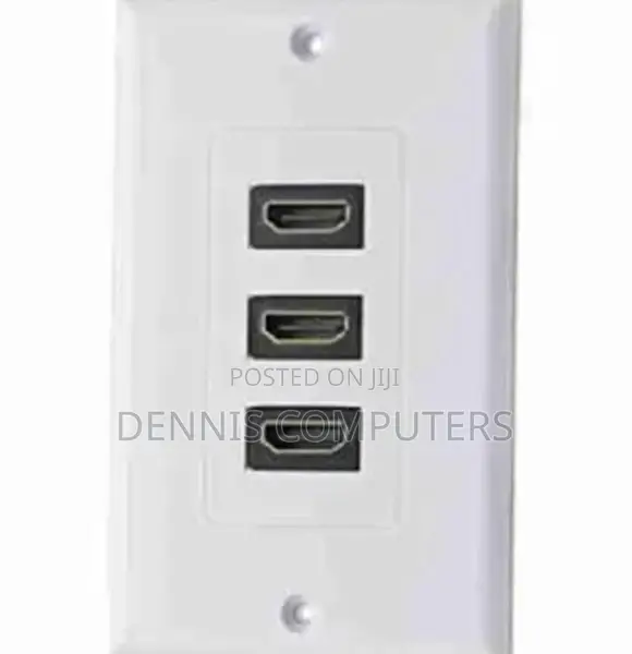 3 Port Multi-function Faceplate Only