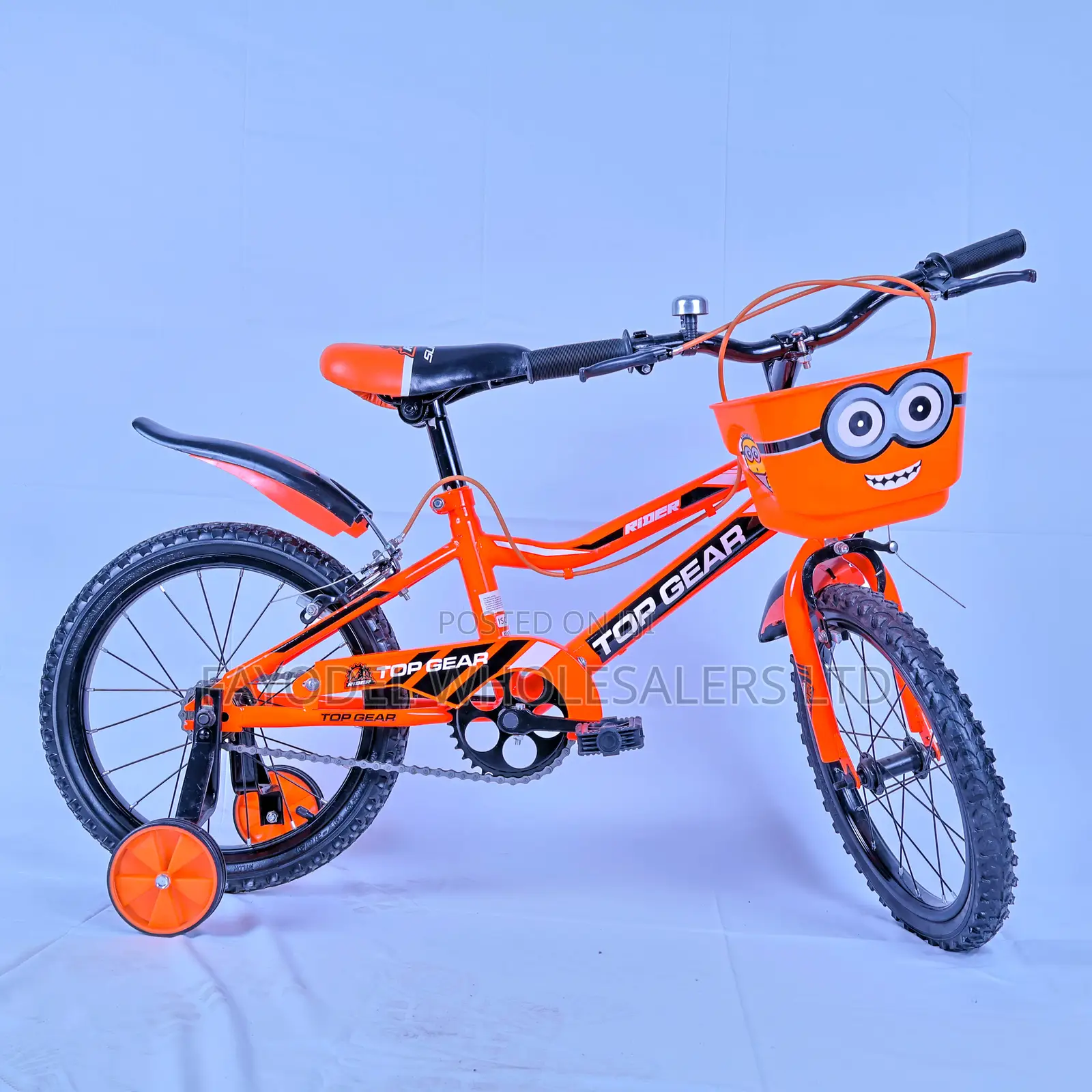 Topgear Kids Bike Size 16 Steel Frame With Training Wheels