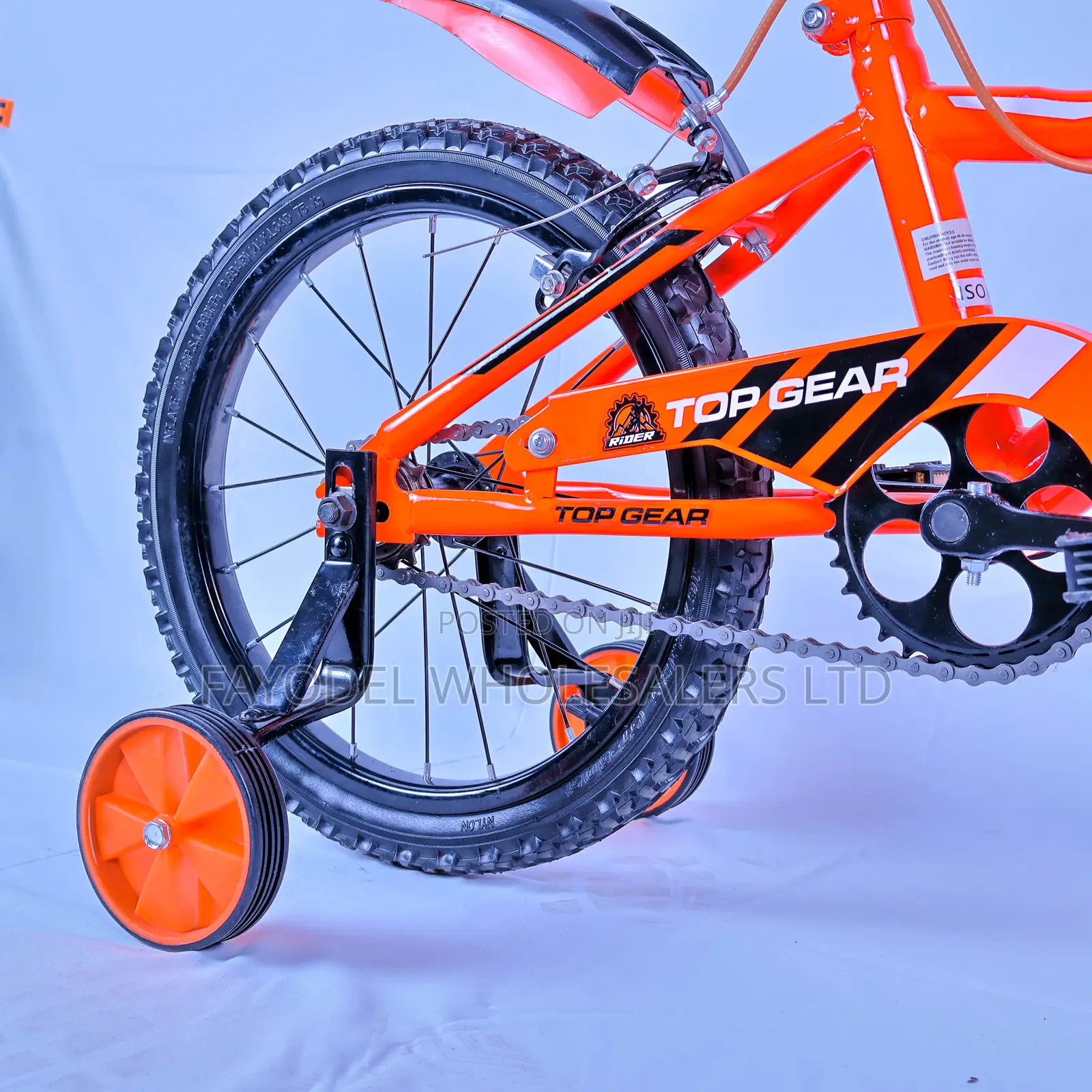 Topgear Kids Bike Size 16 Steel Frame With Training Wheels