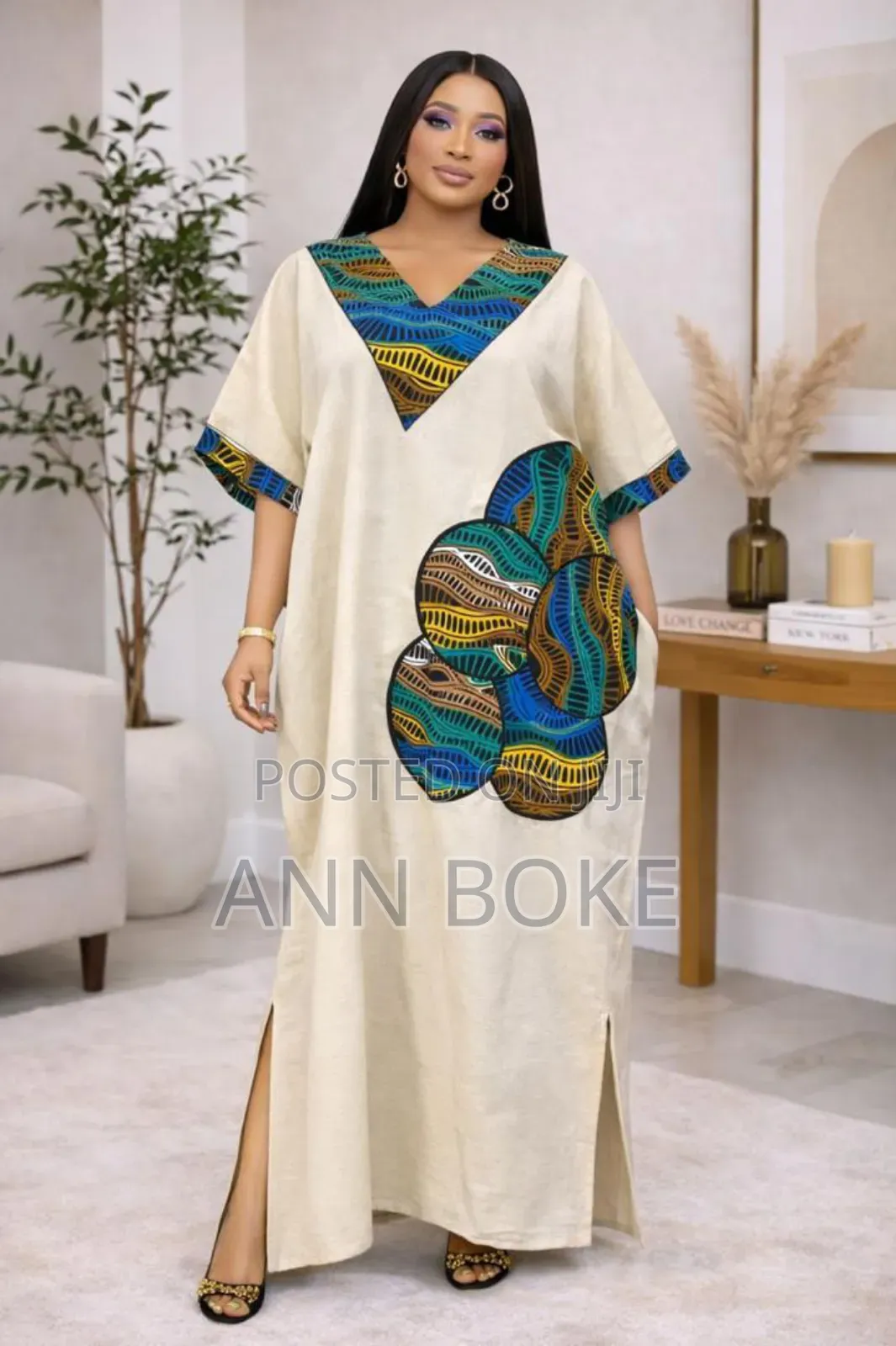 New Collections of Maxi Drese
Linen Patched With Original Kitenge
Free