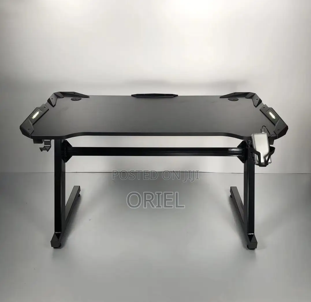 Gaming Tables : Led Light Gaming Workstation for Home