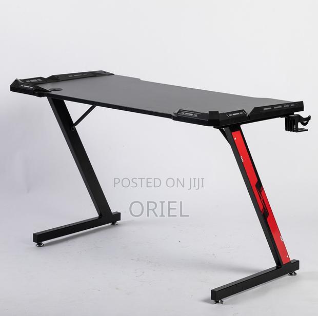 Gaming Tables : Led Light Gaming Workstation for Home - thumbnail 4