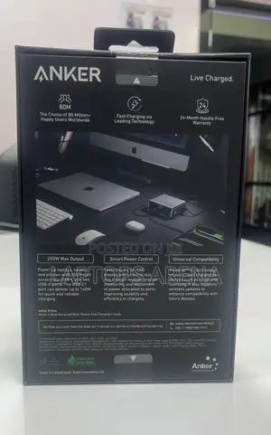 Anker Ganprime Charger 250w 6 Ports