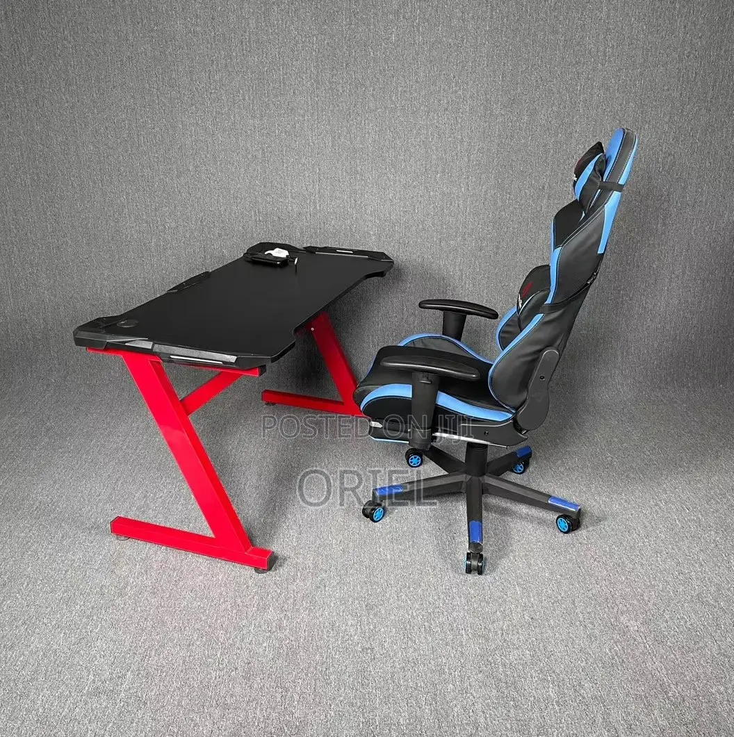 Gaming Tables : Led Light Gaming Workstation for Home