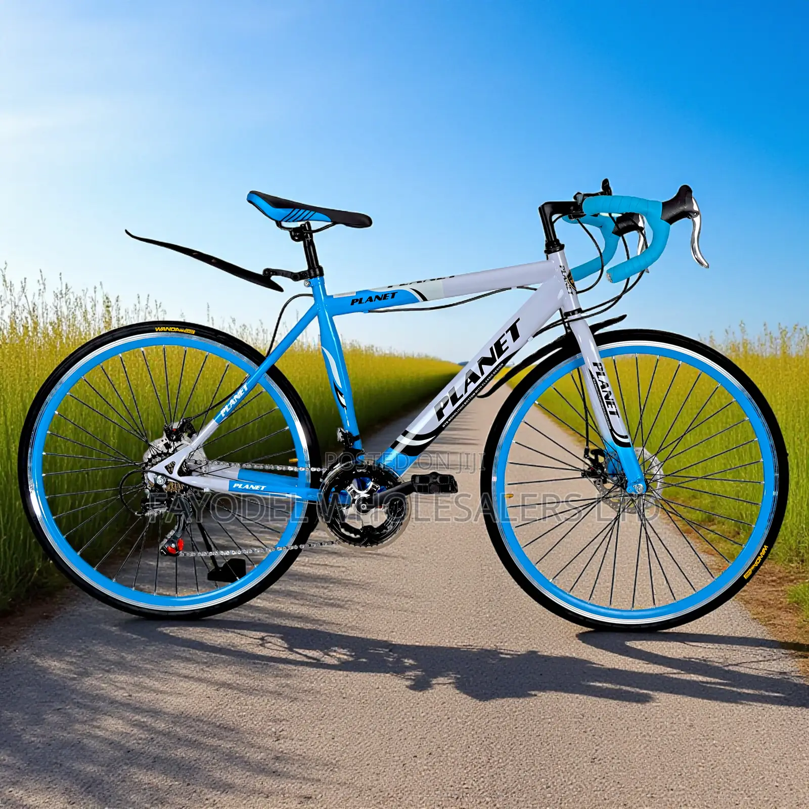 Planet 700c Road Bike Mech Disk Brakes– 26′′ Pure Road Bike