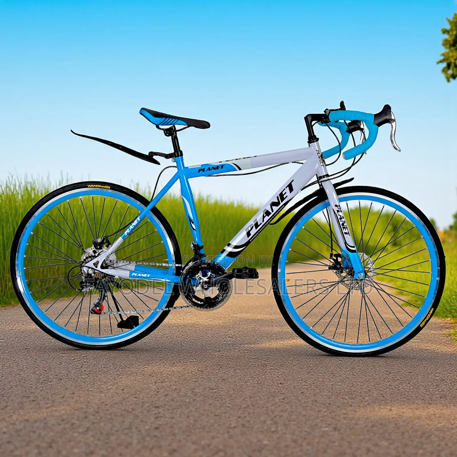 Planet 700c Road Bike Mech Disk Brakes– 26′′ Pure Road Bike