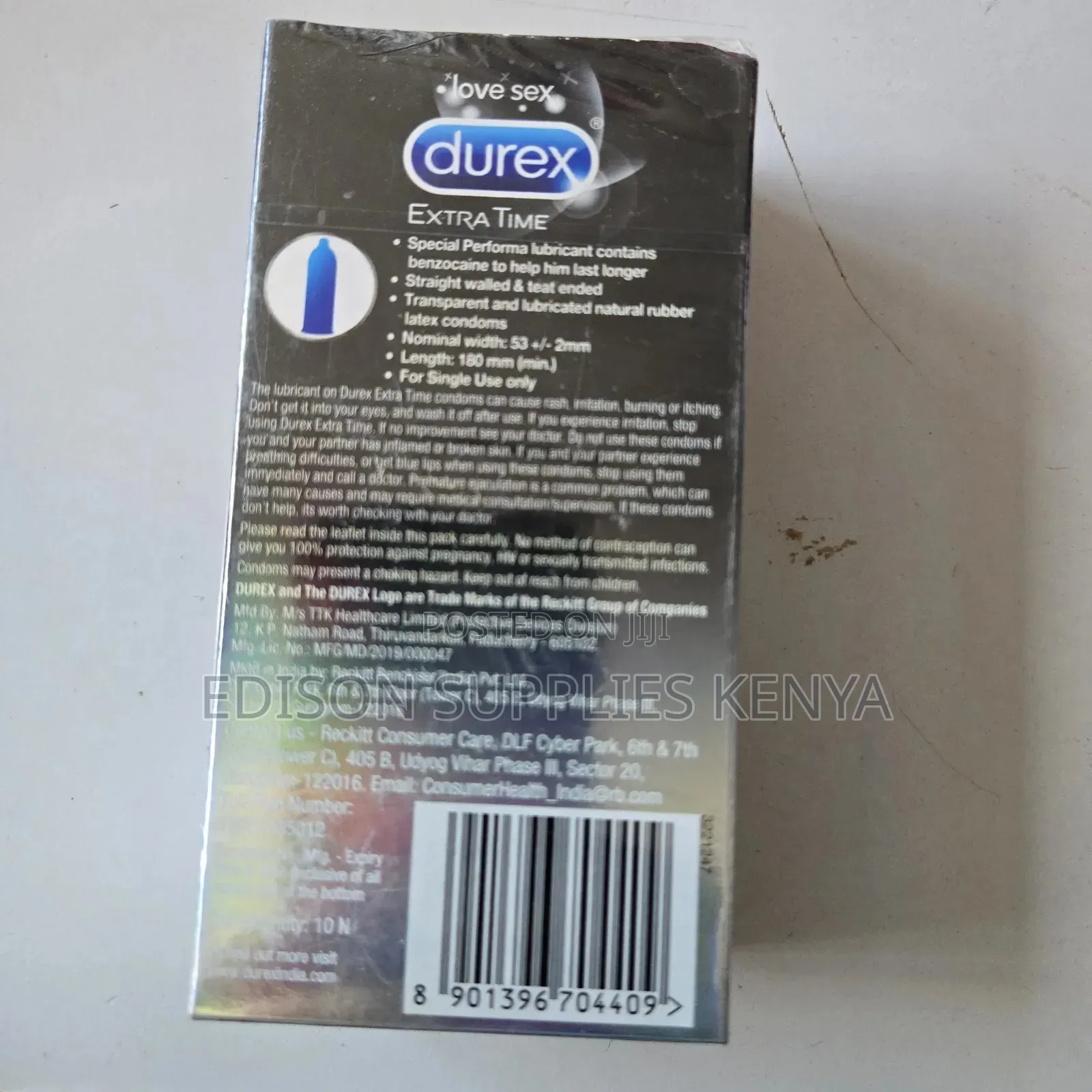 Durex Condoms 10/ 12pack Extra Time Pleasure Me Extra Safe Bubblegum