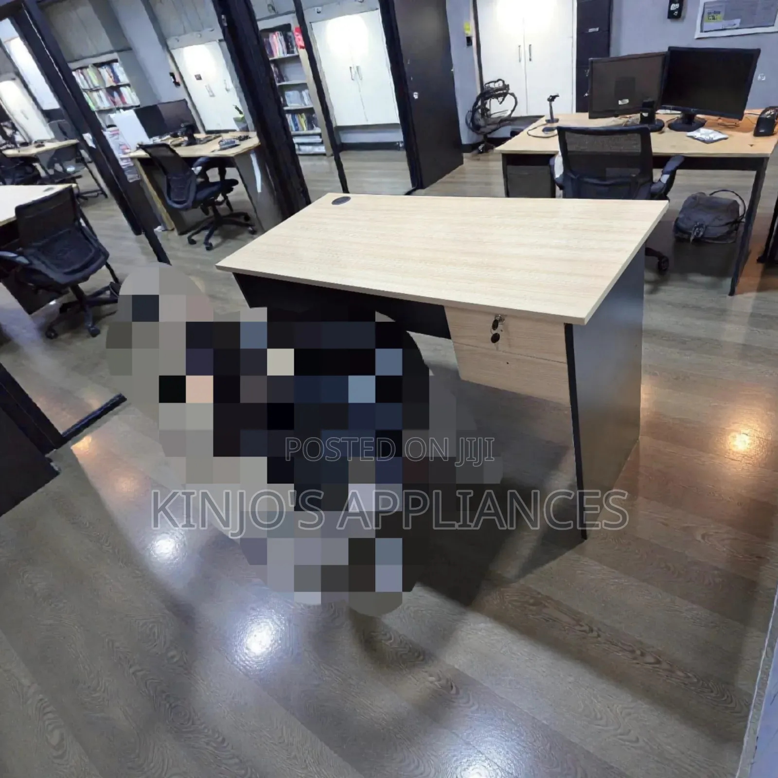 Everest Office Desk 1.2m 2 Drawers