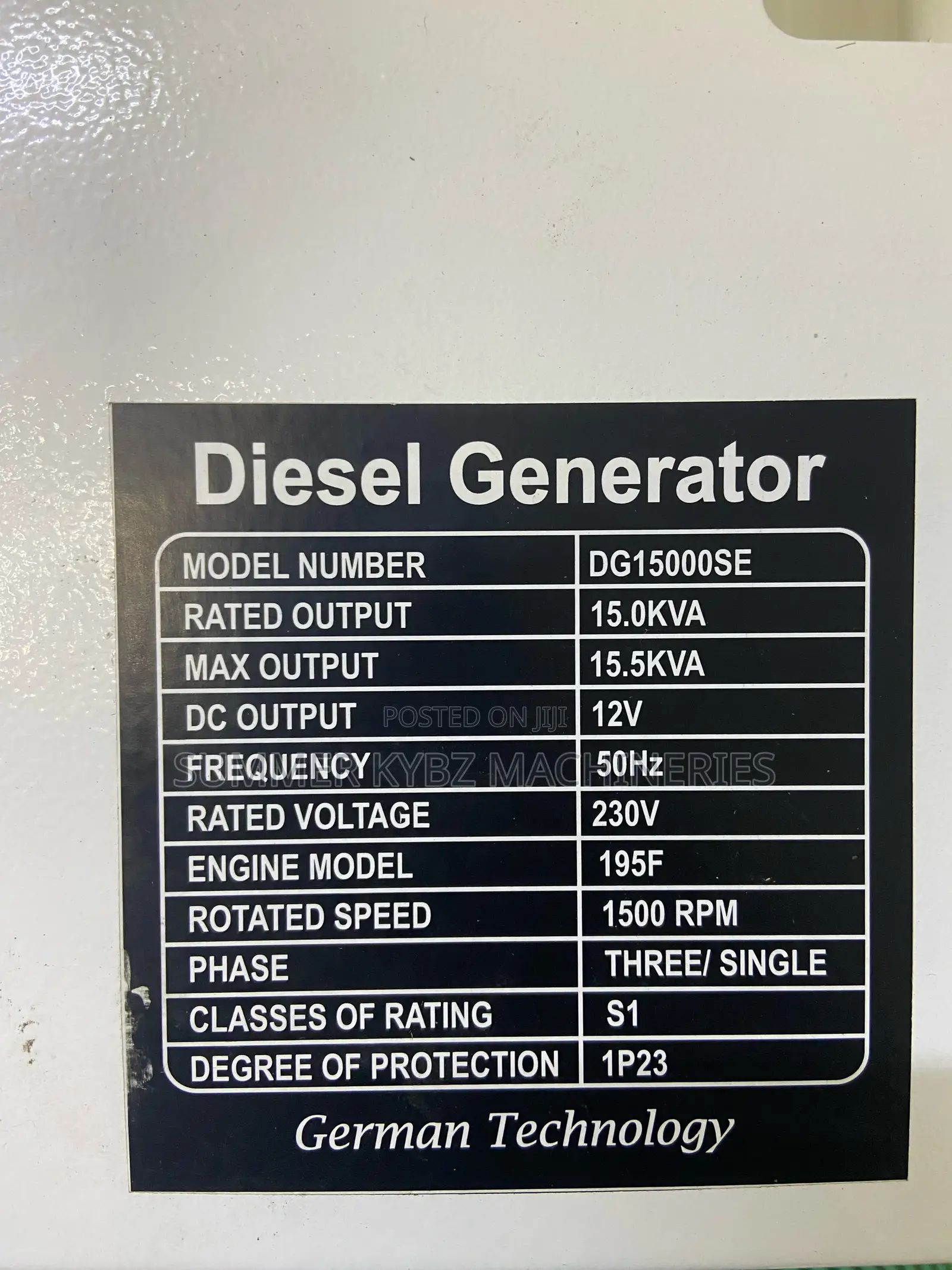 Pulsar Super Silent Diesel Generator