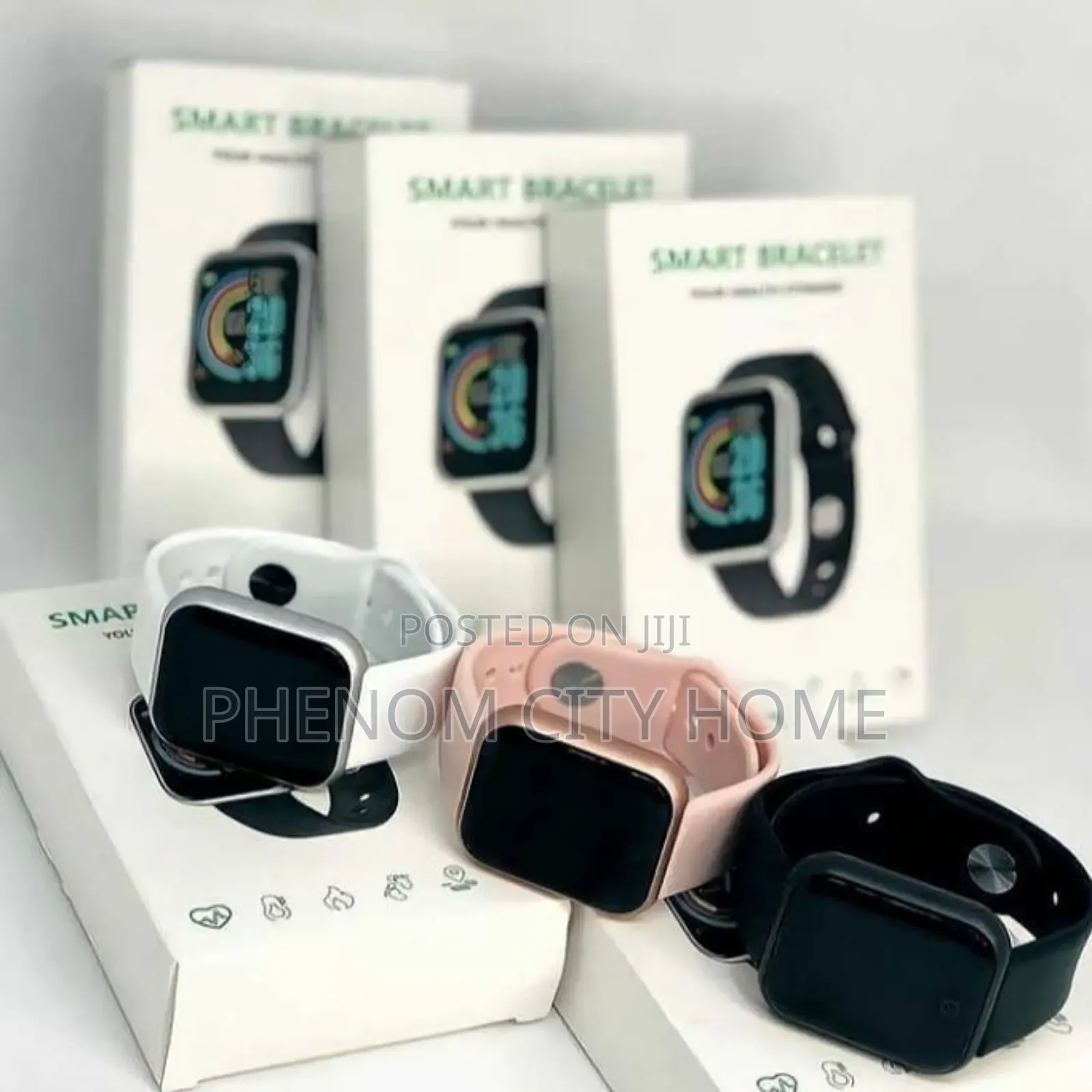2 in 1 Strap Smart Watch With Free Earpods