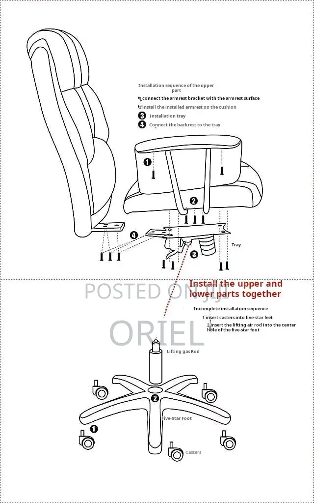 Office Chairs : Cushioned Directors Ergonomic Desk Chair