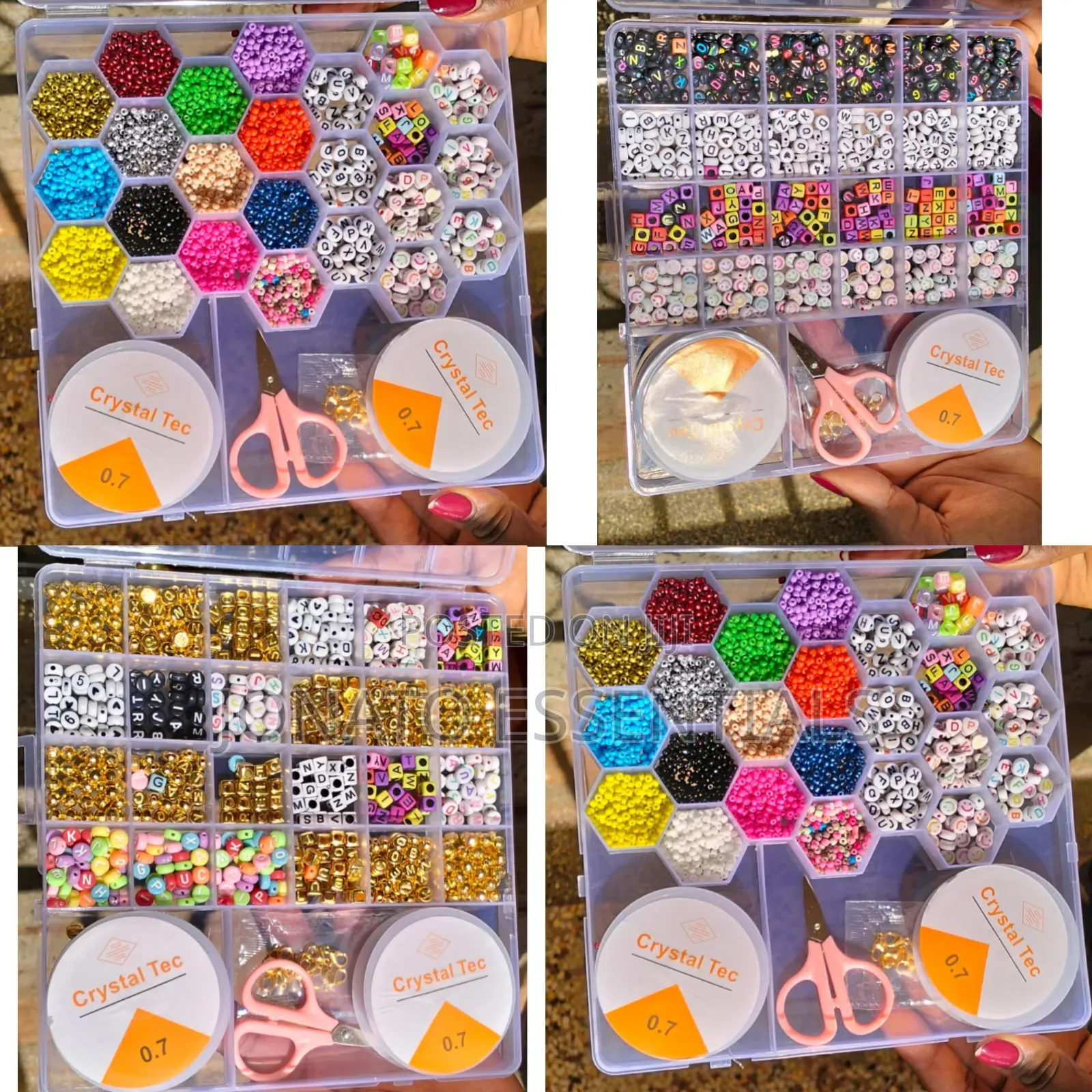 Diy Beads Jewelry Kit for Kids and Adults, Craft Maker Set