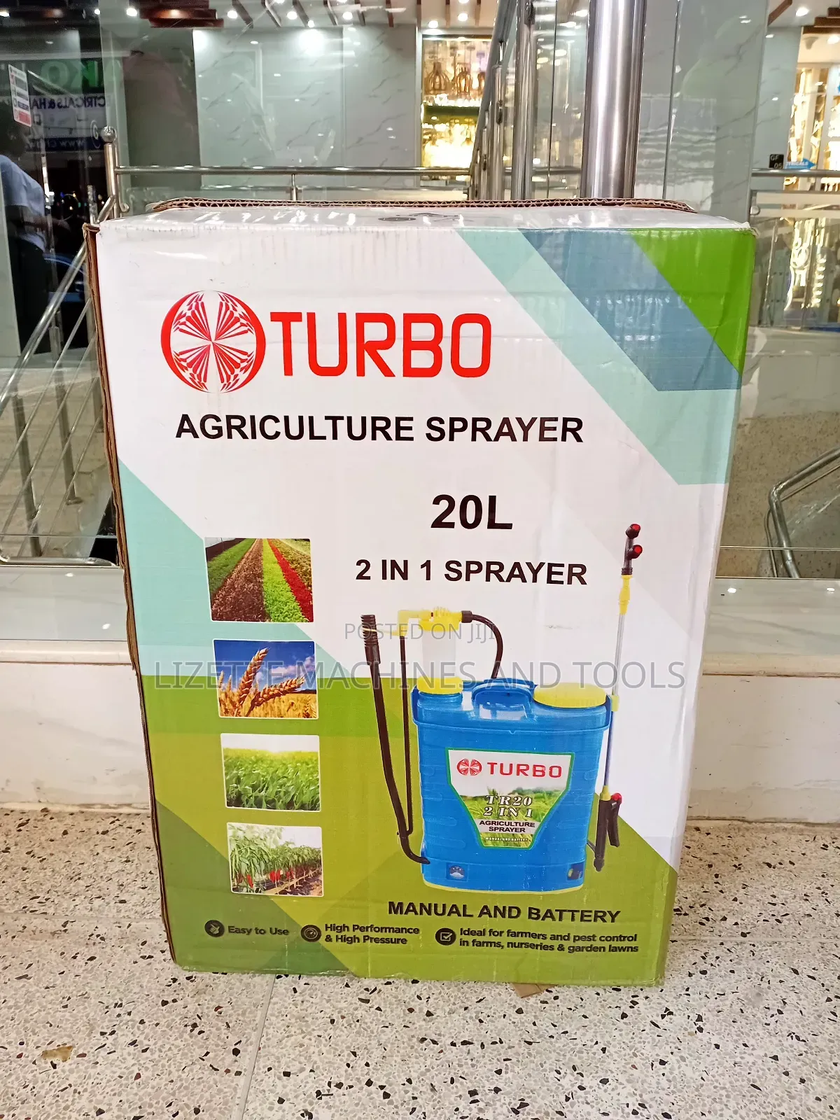 20l Turbo 2 in 1 Knapsack Sprayer