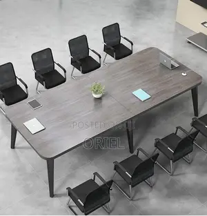Conference Tables : 2-Meter Meeting Table for Offices Workspaces