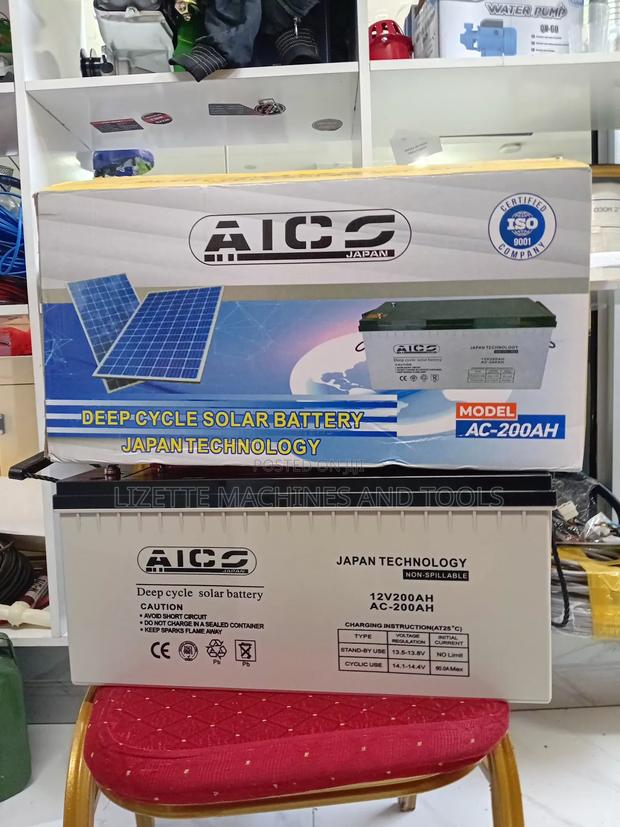 200ah Aico Deep Cycle Battery 12v - thumbnail 2
