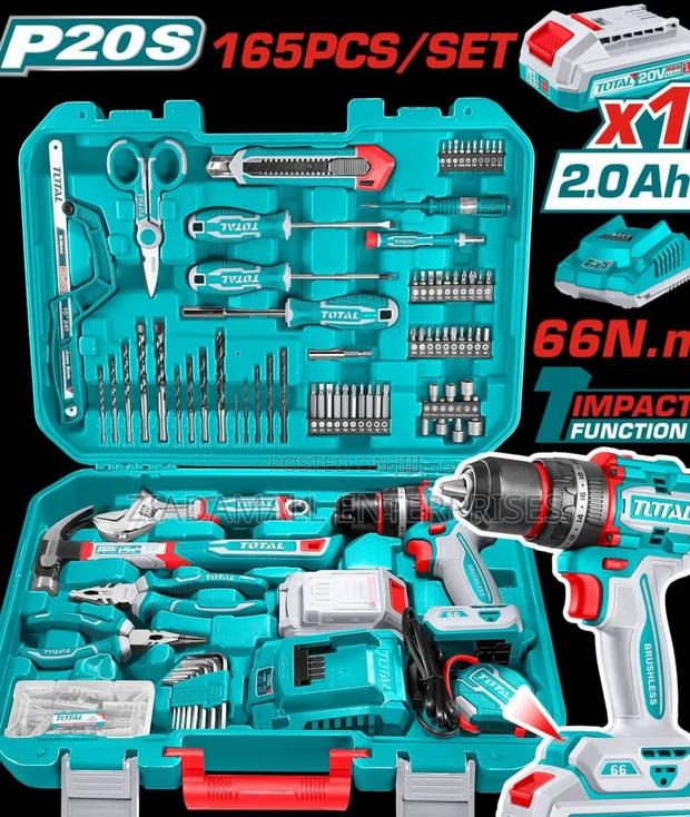 Cordless Drill 165pcs Set 165-piece Multi-tool Set With High-perform - main view