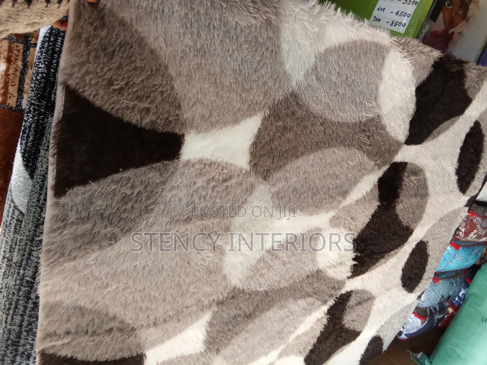 Brown Fluffy Carpet