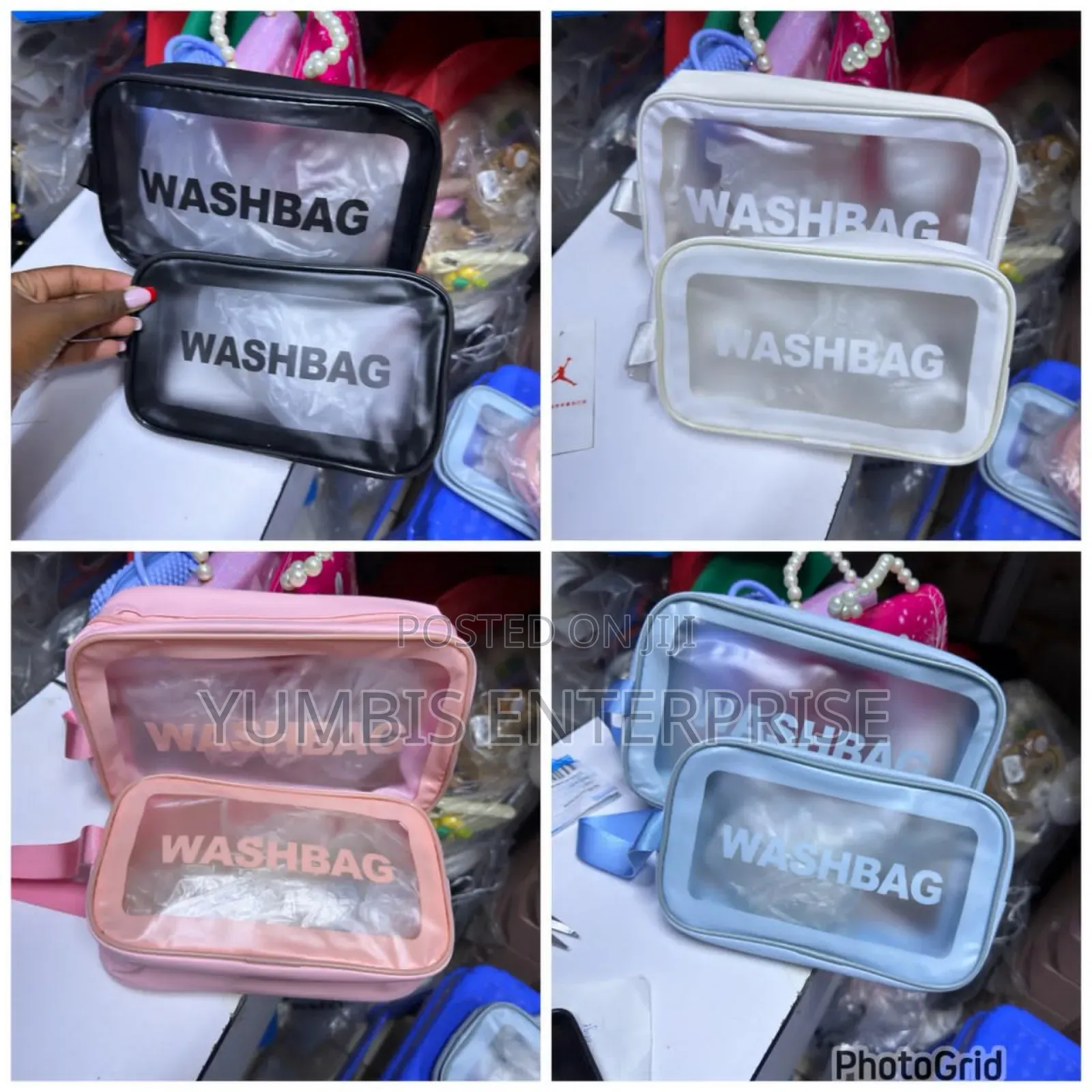 2 In 1 Wash Bags Set Medium +Large