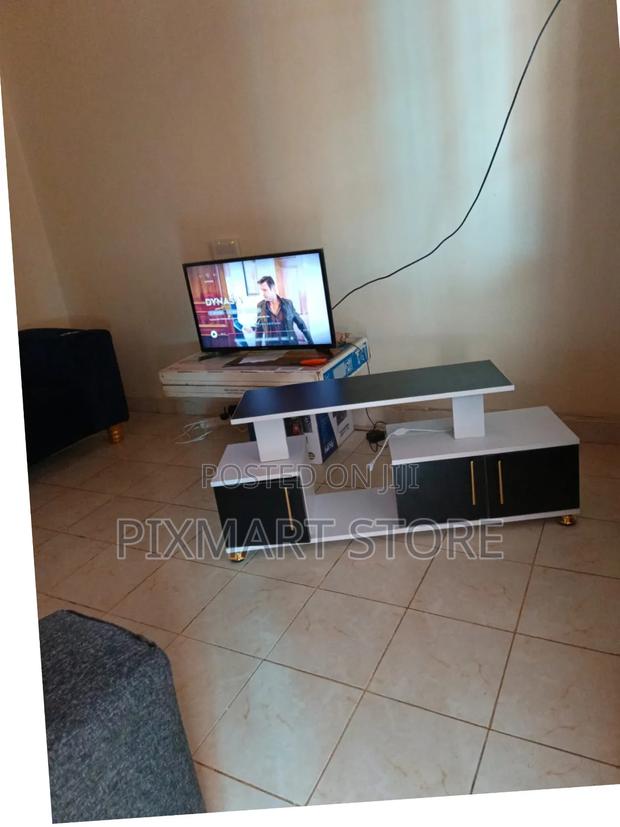 Modern Istanbul Tv Stand With Led Lights and Storage Unit