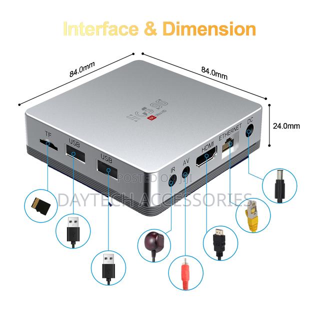 HCS 96 Android Smart Tv Box 4gb/64gb Android 13.0 - Grey - thumbnail 3