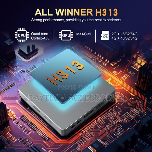 HCS 96 Android Smart Tv Box 4gb/64gb Android 13.0 - Grey - thumbnail 4